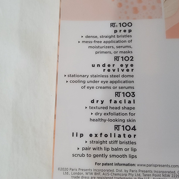 REAL TECHNIQUES Prep and Prime 4pcs Brush Set 01709 Makeup Flawless Moisturizer - Picture 5 of 8